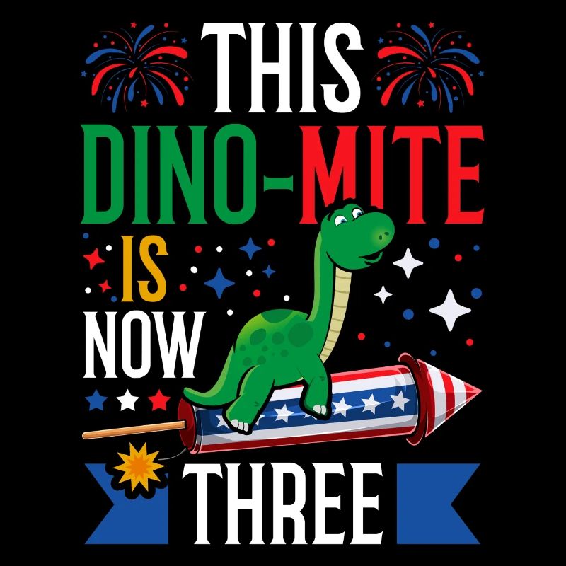 This dinomite is now five dinosaurs July 4