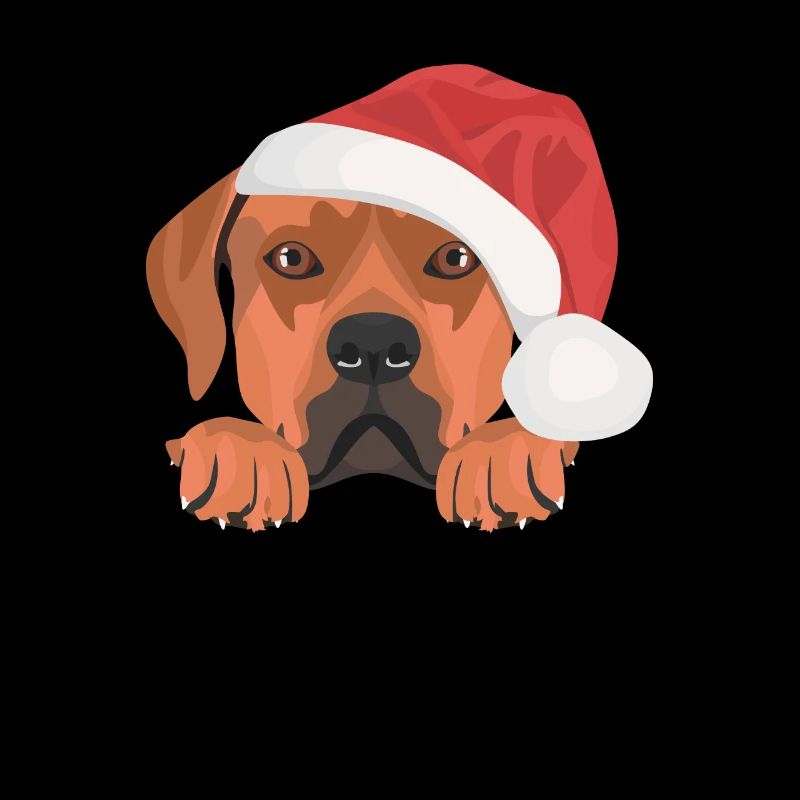 Rhodesian Ridgeback Joyeux Noël