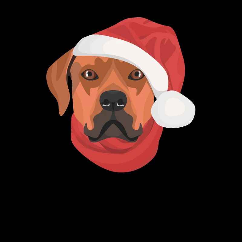 Rhodesian Ridgeback Joyeux Noël