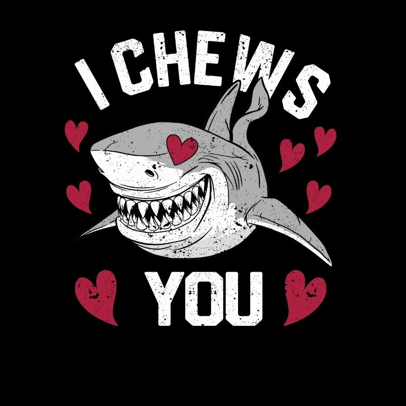Shark Saint-Valentin Drôle de couples V-Day que j’aime