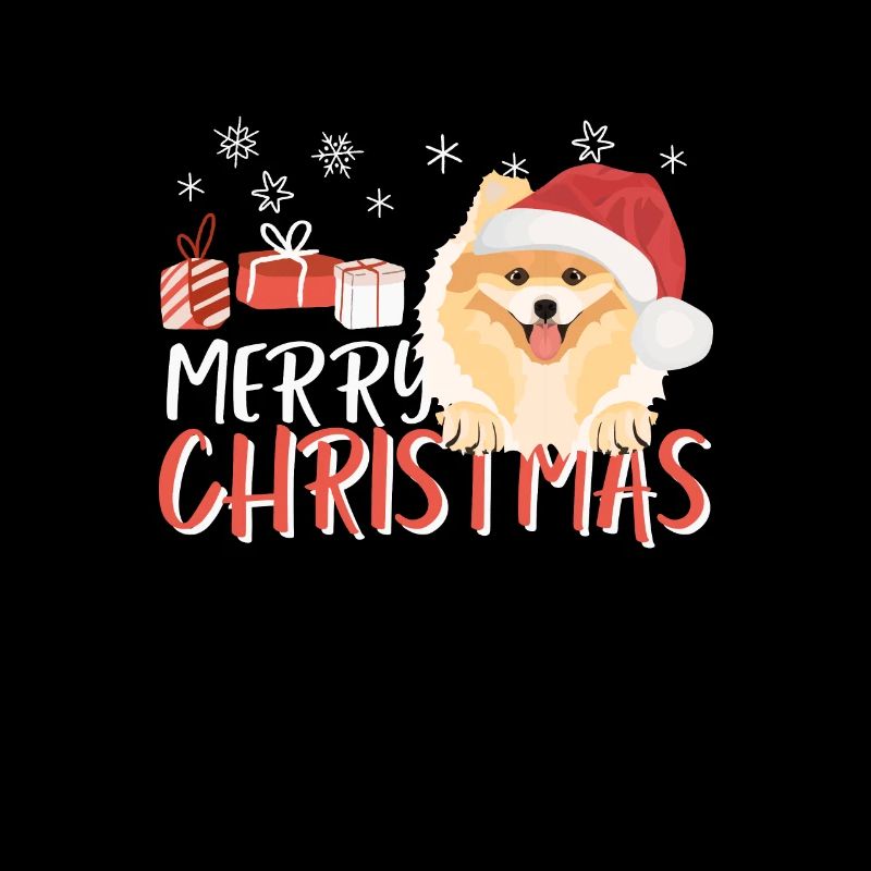 Zwergspitz Joyeux Noël