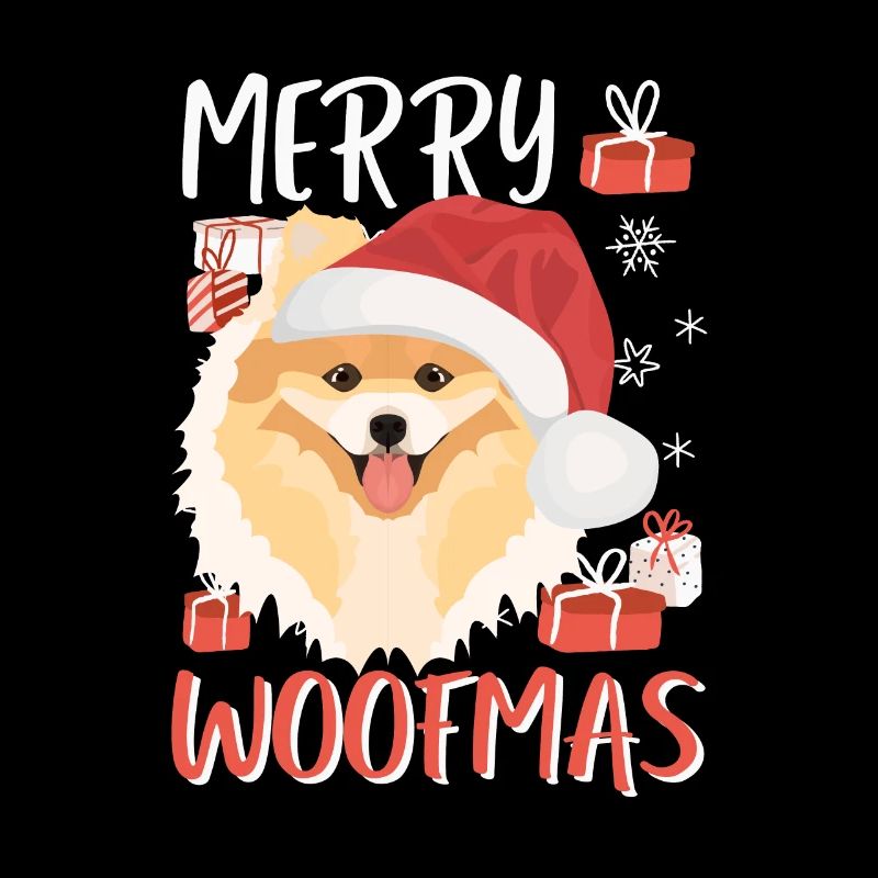 Zwergspitz Joyeux Noël