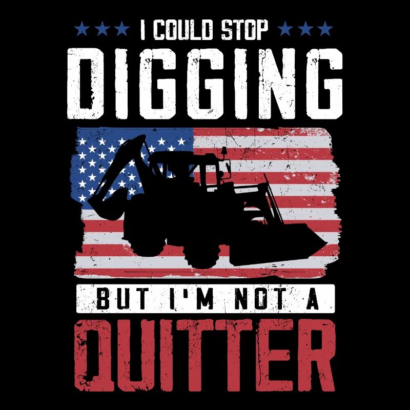 Excavator driver, dig things out