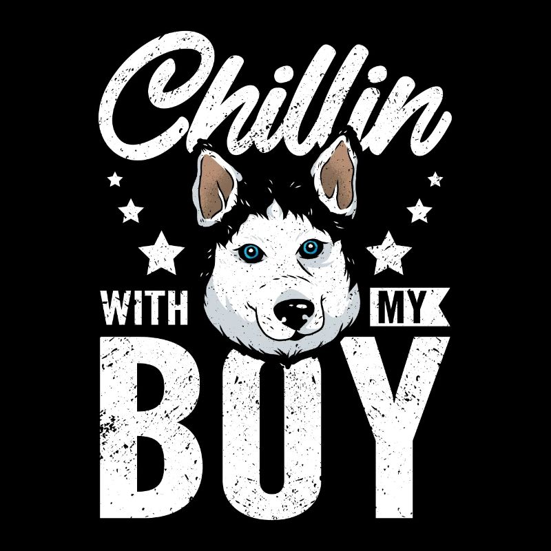 Chillin avec mon garçon, husky sibérien