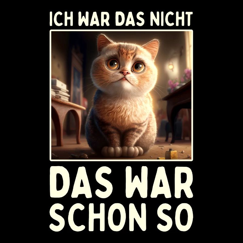 Katze Ich War Das Nicht Das War Schon So Katzen