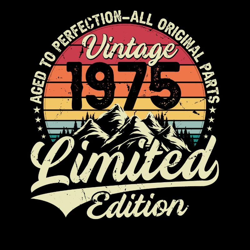 Vintage Geburtstagsgeschenk 1975 Limited Edition