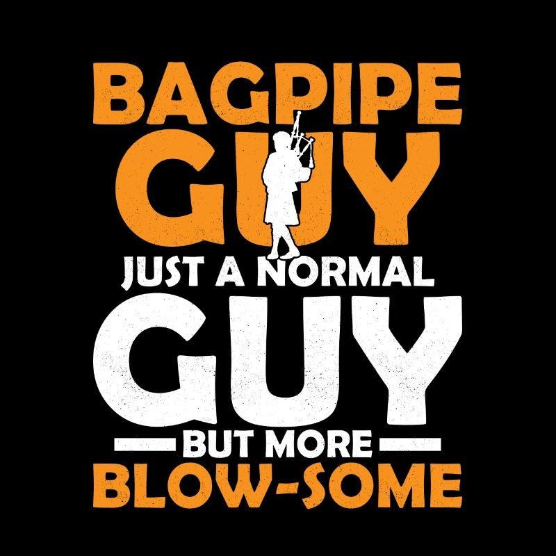 Le gars de la cornemuse juste un gars normal mais plus de souffle B