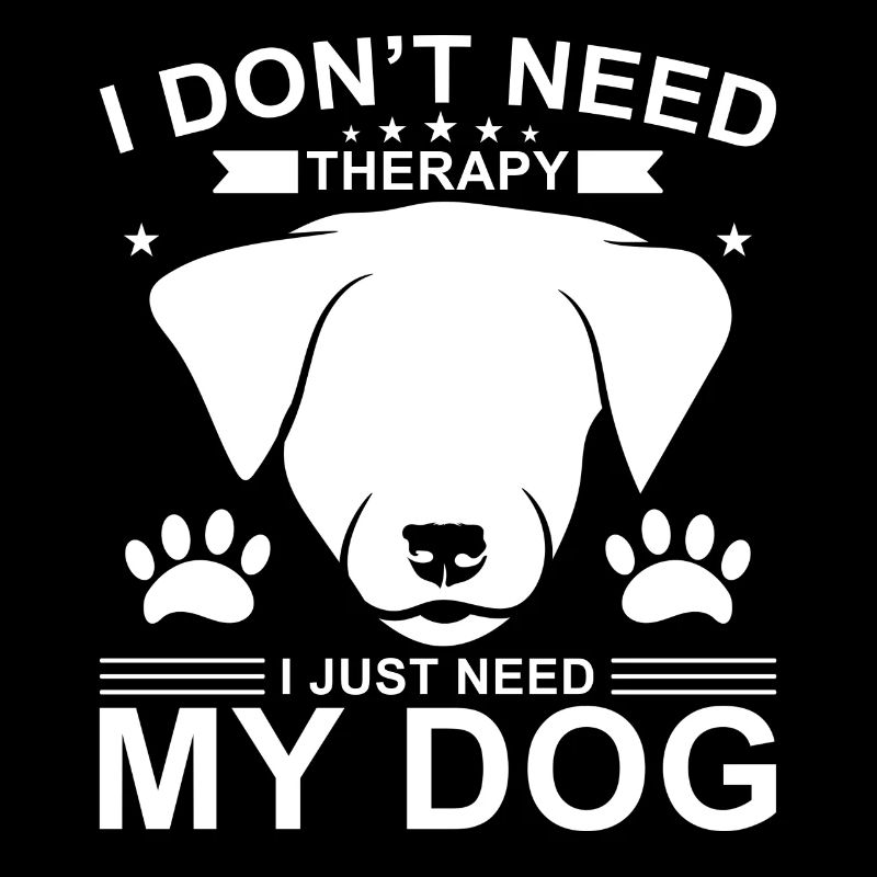 Therapy dog saying