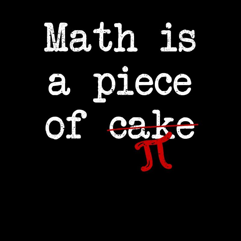 Math est un morceau de gâteau Pi Day drôle 3.14 Math