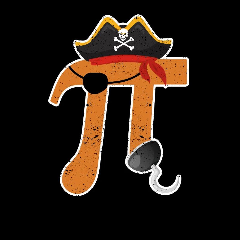 Pi Day Pirate Lovers Math Teacher Student