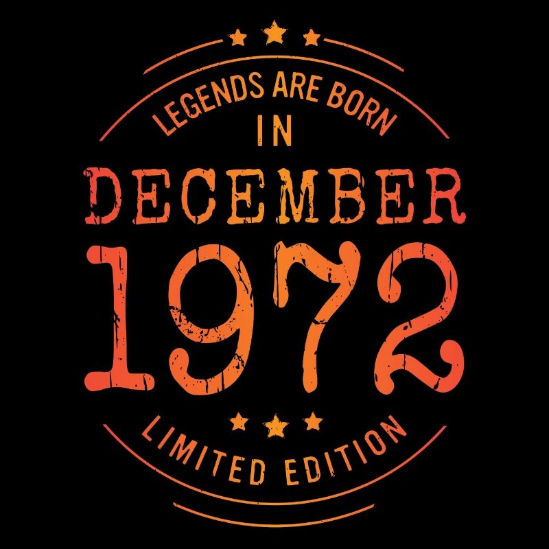 Anniversaire Décembre 1972 Edition Limitée Millésime