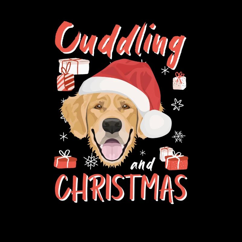 Golden Retriever Joyeux Noël