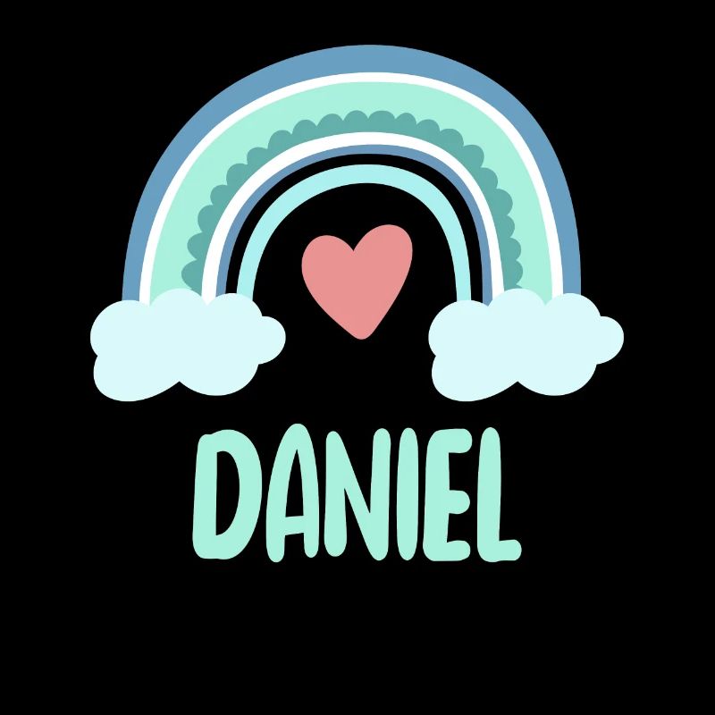 Daniel Name Regenbogen Baby