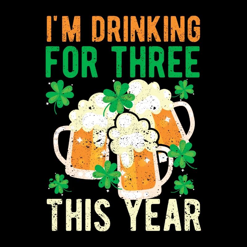 Grossesse de la Saint-Patrick Je bois ça