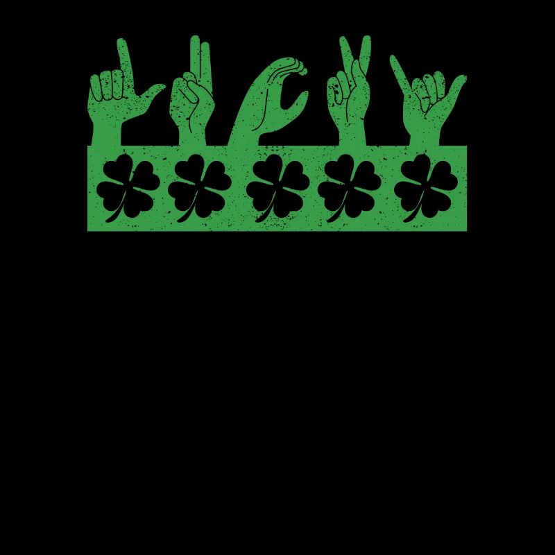 Lucky Sign Language Deaf St Patricks Day Irish