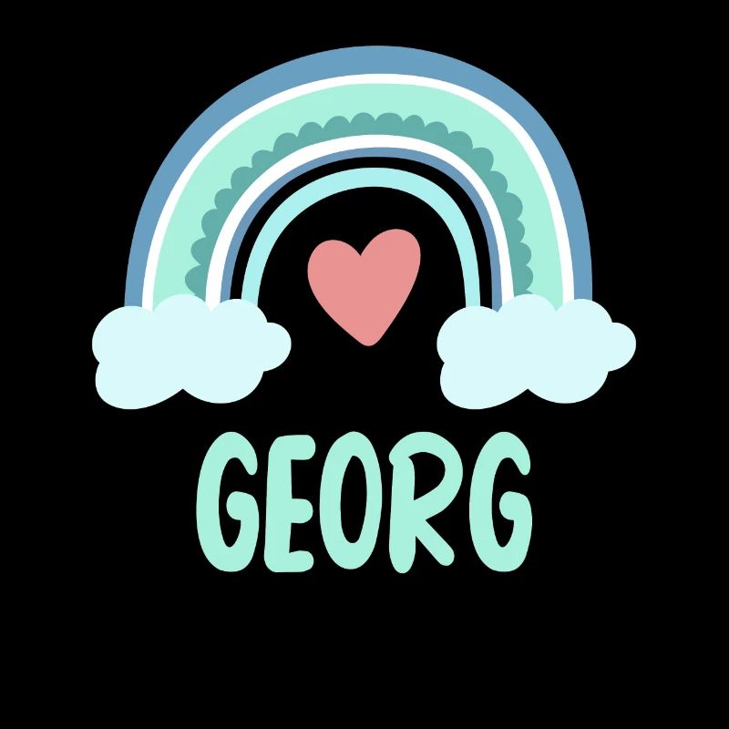 Georg Name Rainbow Baby