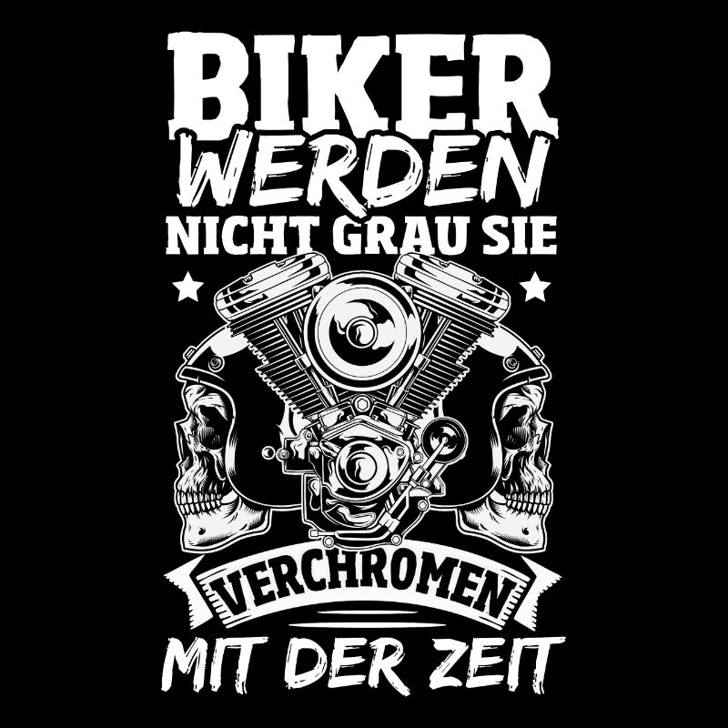 Biker Werden Nicht Grau Sie Verchromen Mit Der