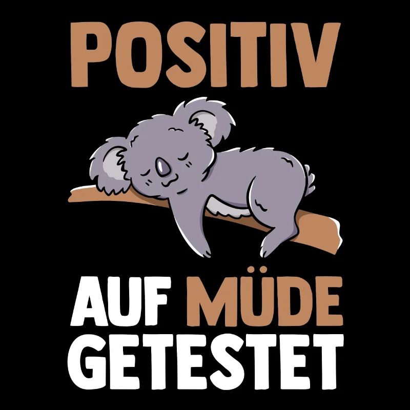Testé positif pour le koala fatigué
