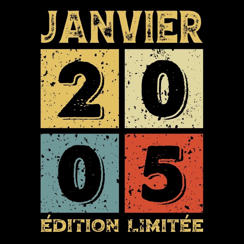 Anniversaire Vintage Idée Cadeau Janvier 2005