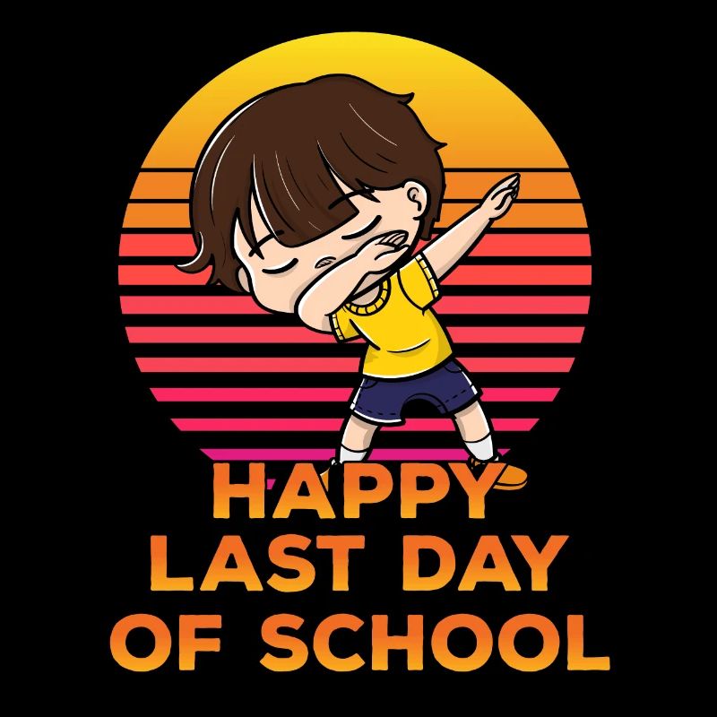 Joyeux dernier jour d’école Drôle de pois