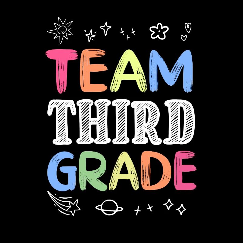 Team Third Grade Back to School Teaching Student