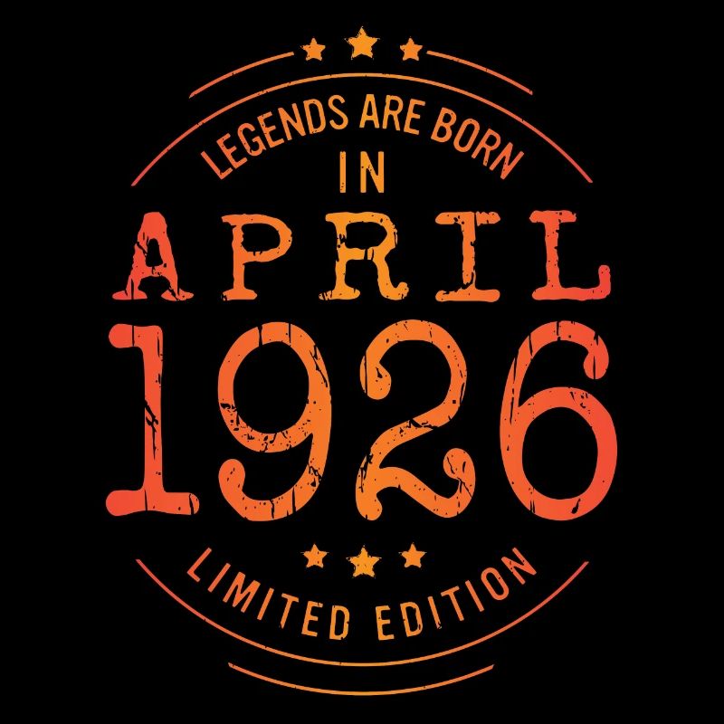 Anniversaire Avril 1926 Edition Limitée Millésime