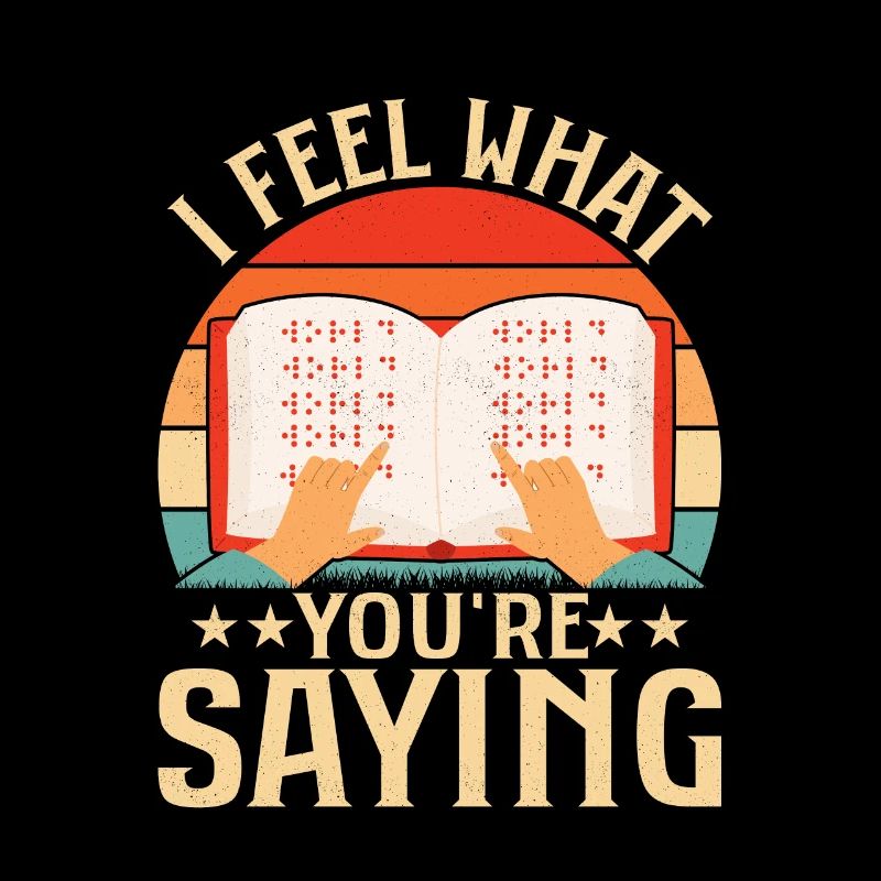 Je sens ce que vous dites points braille cécité