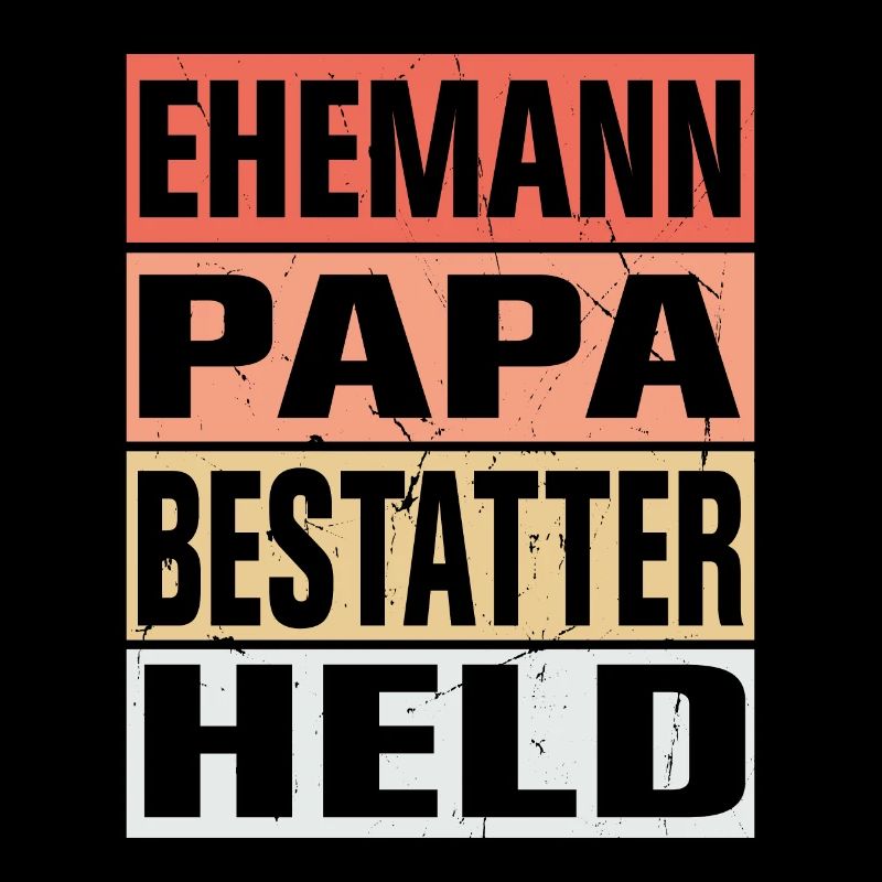 Bestatter Vater Ehemann Held