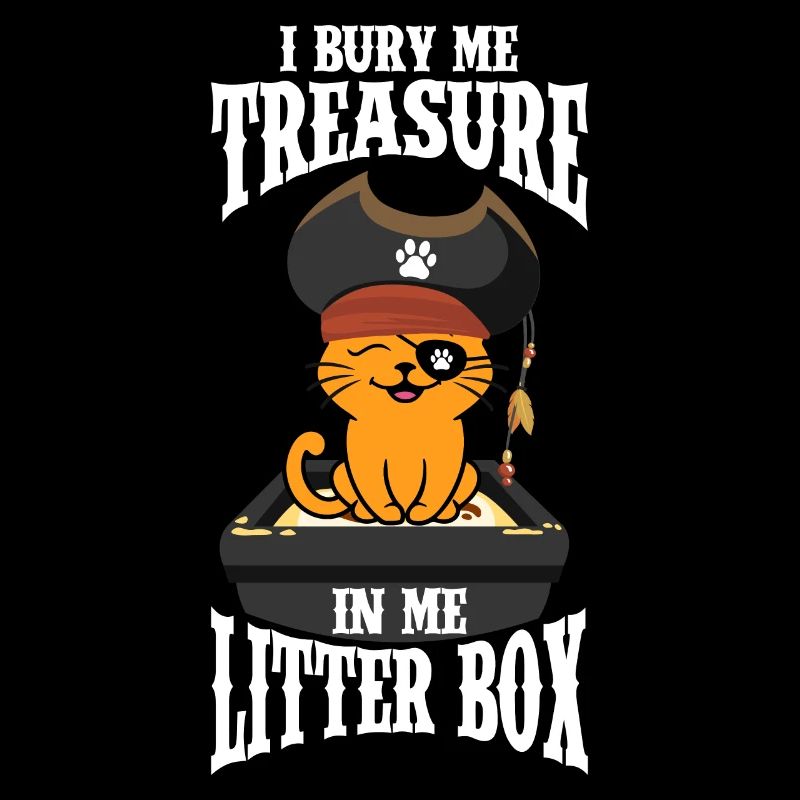 J’enterre ma trasure dans mon bac à litière