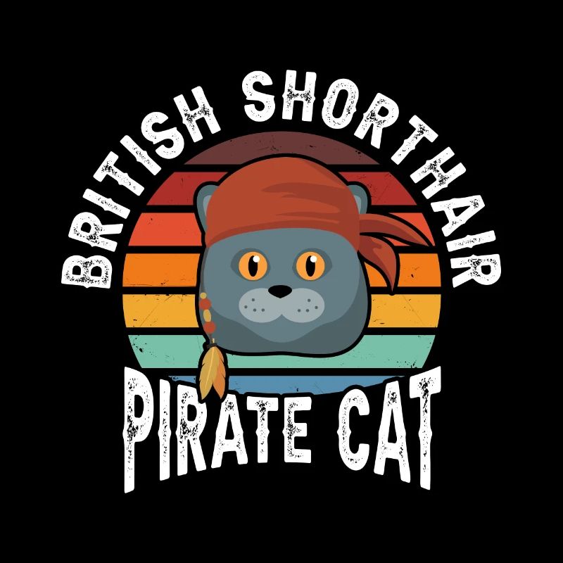 British Shorthair Pirate Cat