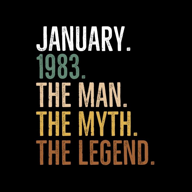 Januar 1983 Der Mann Der Mythos Die Legende