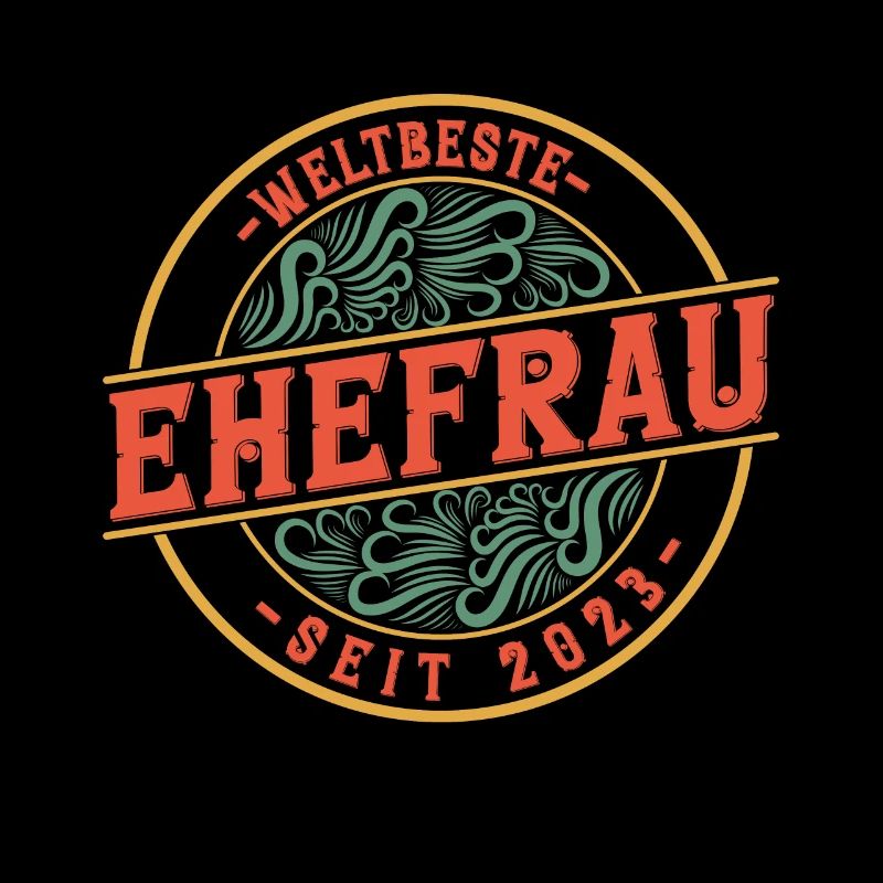 beste Ehefrau seit 2023 1.Hochzeitstag