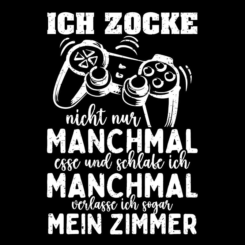 Zocker Video Gamer Games PC Funny Gaming Saying