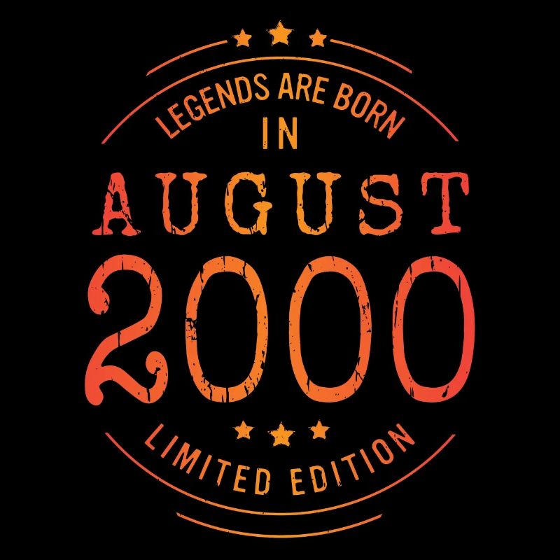 Geburtstag August 2000 Limited Edition Vintage