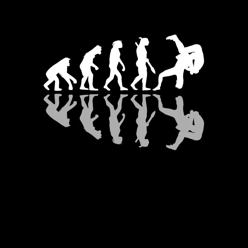 Human Evolution Wrestling Lover Combat Sports