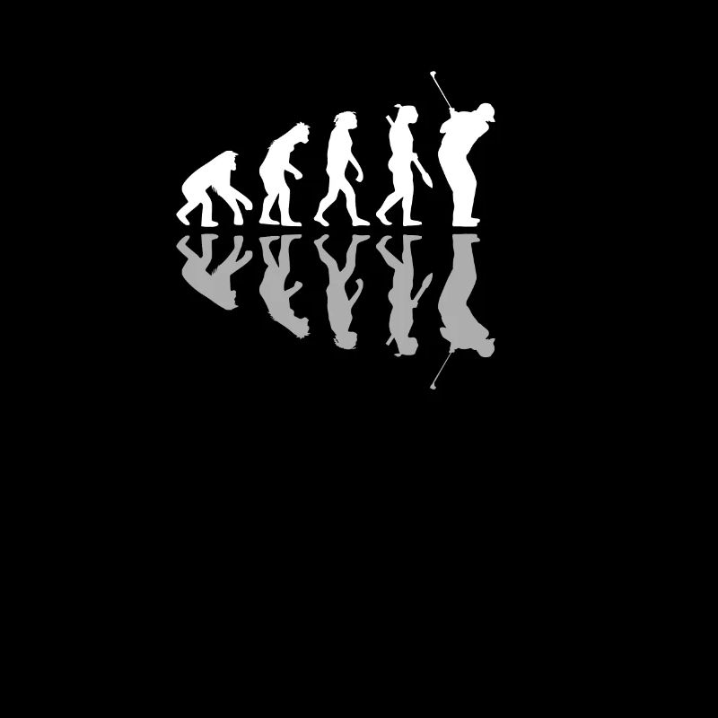 Golfing Human Evolution Golfer Humor Golf Playera