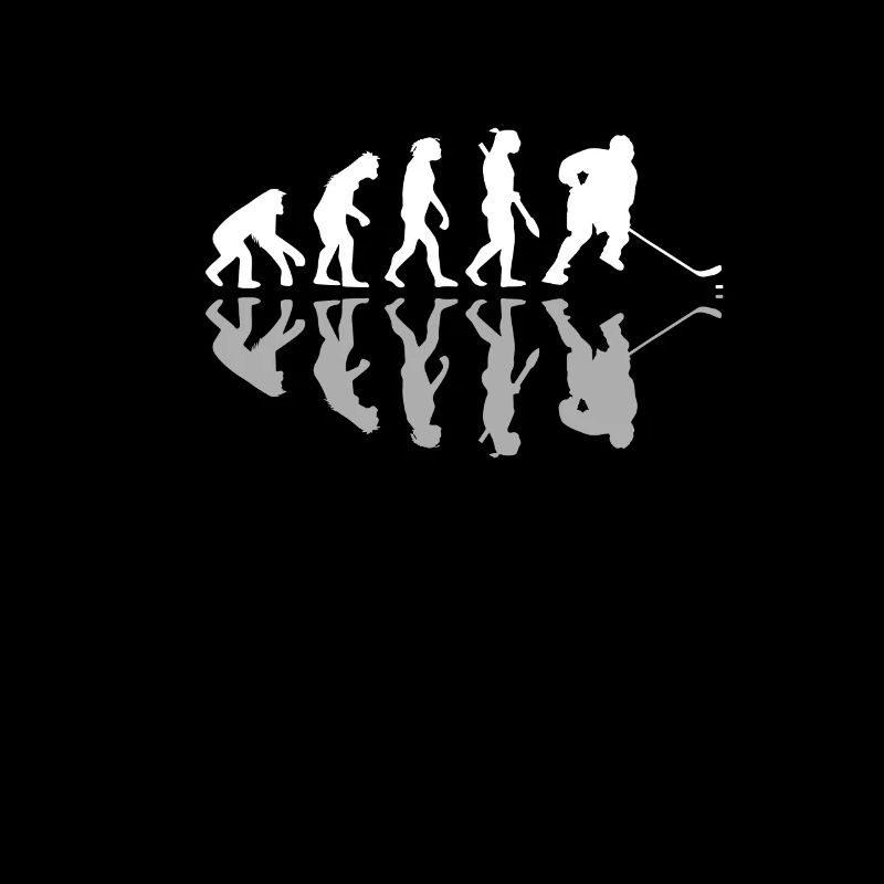 Human Evolution Ice Hockey Player Goalie Stick