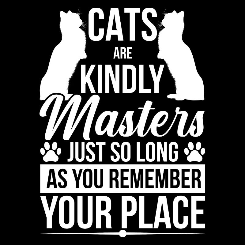 Les chats sont des maîtres amicaux
