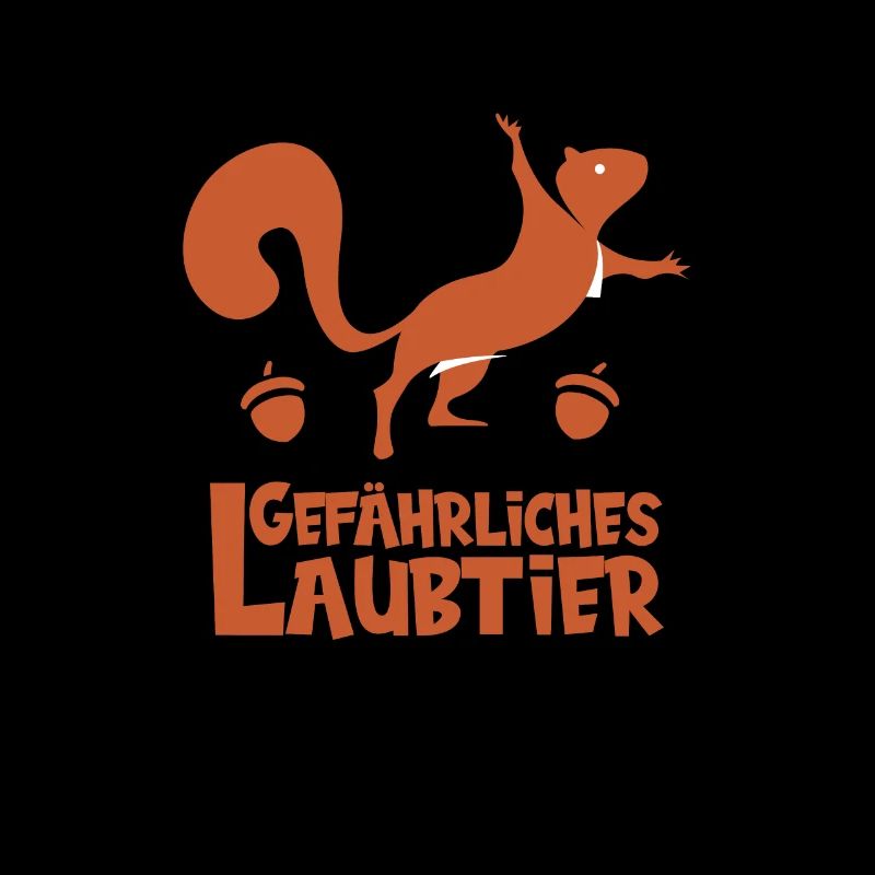 Gefährliches Laubtier Eichhörnchen