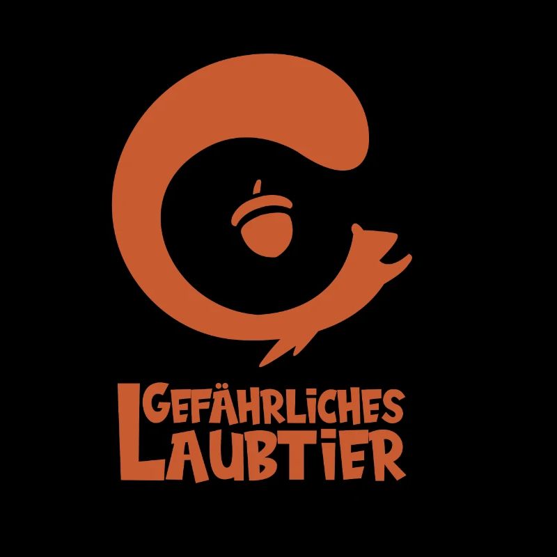 Gefährliches Laubtier Eichhörnchen