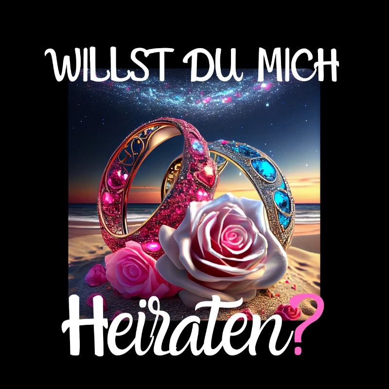 Heiratsantrag für Hochzeit oder Verlobung -
