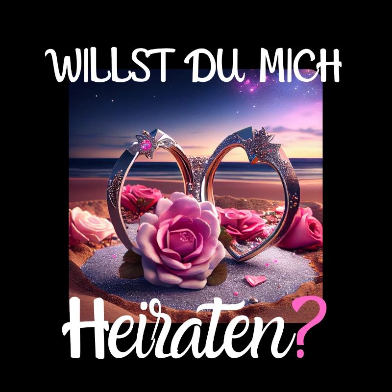 Heiratsantrag für Hochzeit oder Verlobung -