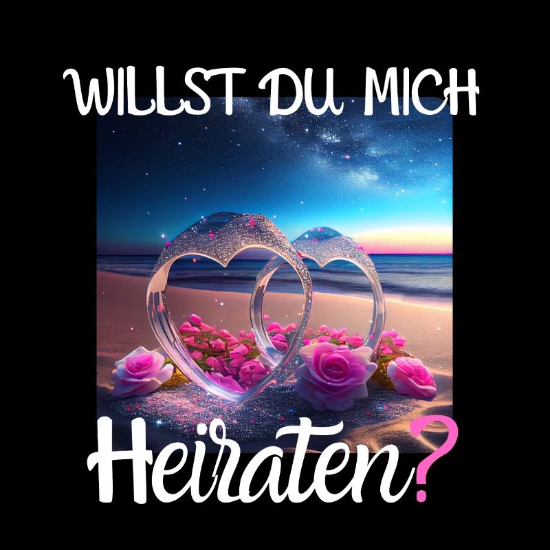 Heiratsantrag für Hochzeit oder Verlobung -