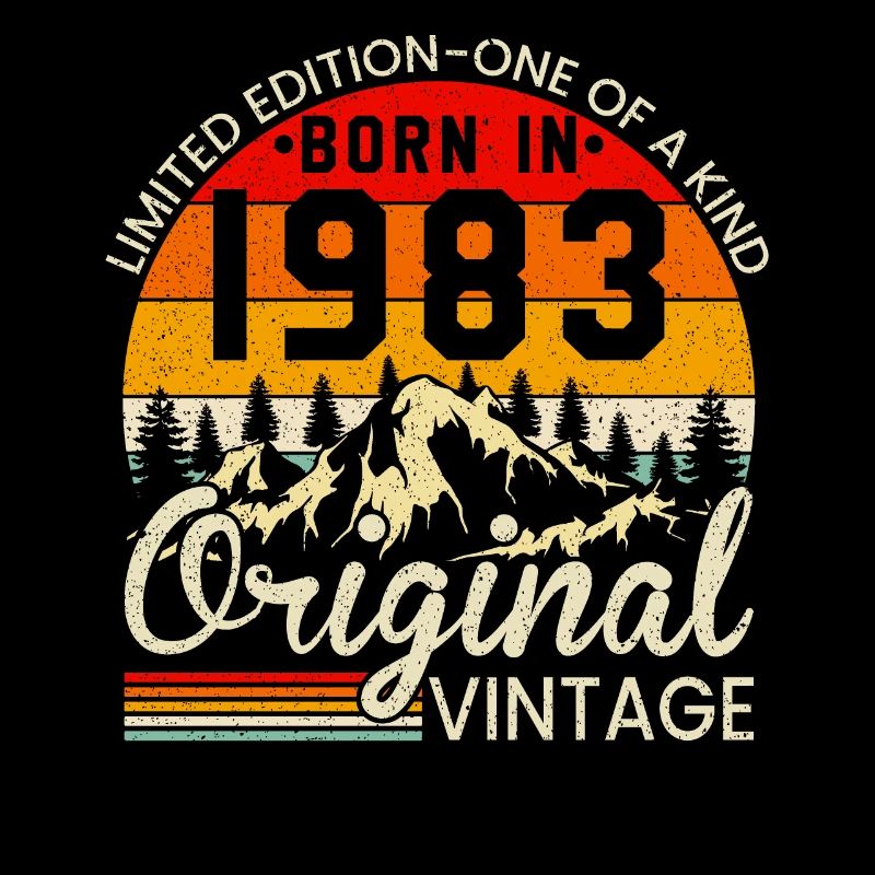 Unique in its kind born in 1983 Original vintage