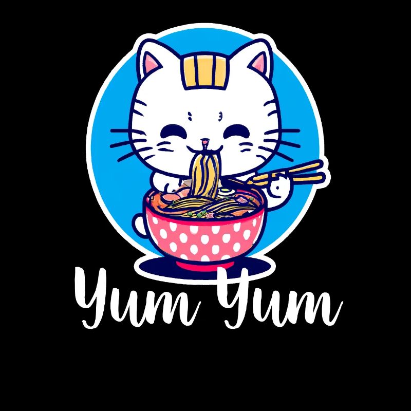 Cute Cat Eats Ramen - Anime - Manga
