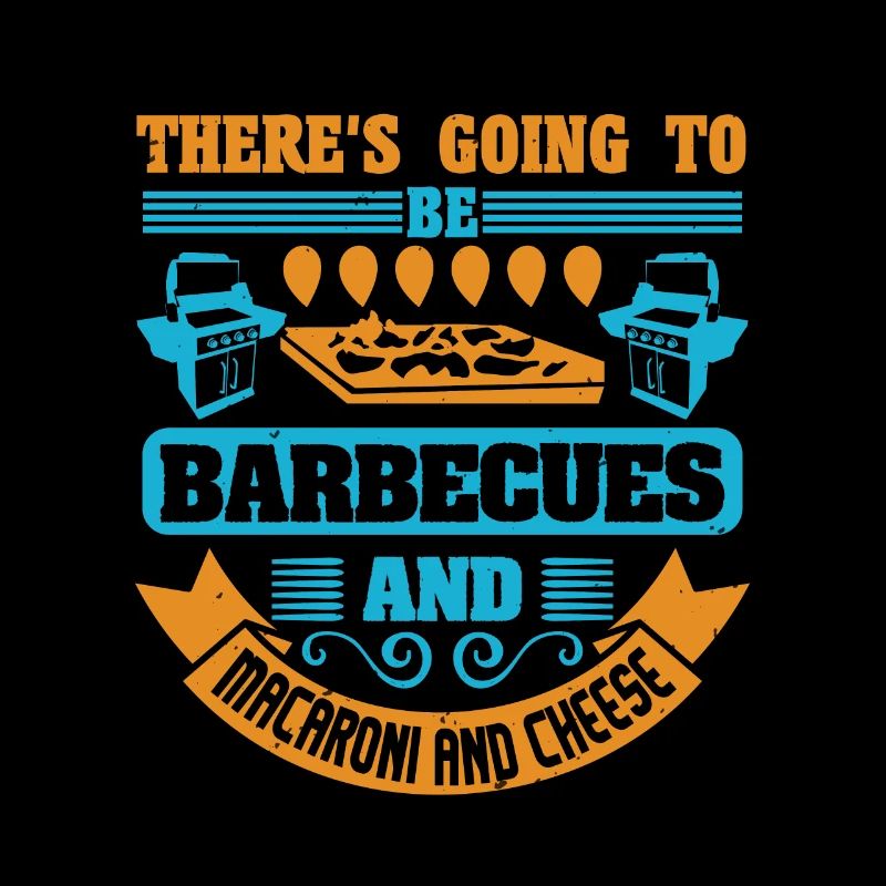ES WIRD BARBECUE UND MAKKARONI UND