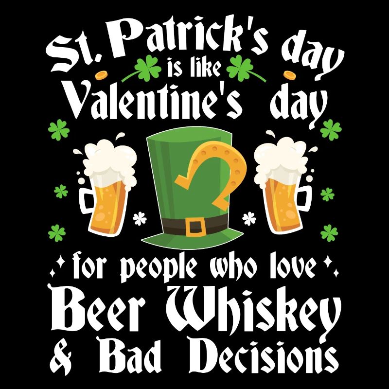 Lustiger St. Patrick's Day Paddy Saint Patrick Irish