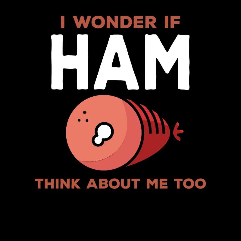 Cool design for ham lovers