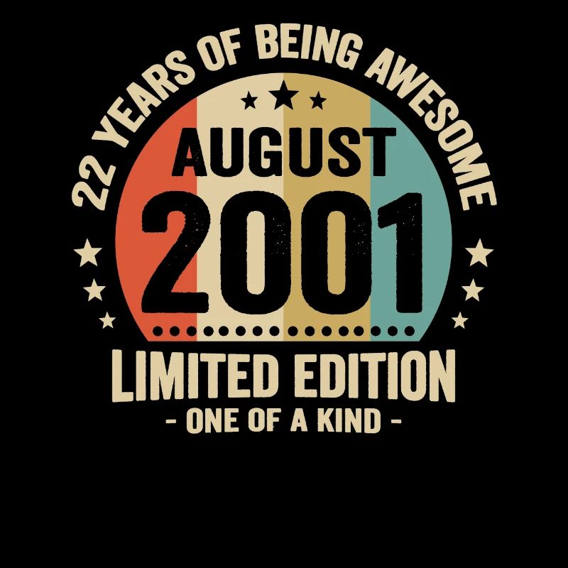 August 2001 22 years that I am awesome gift