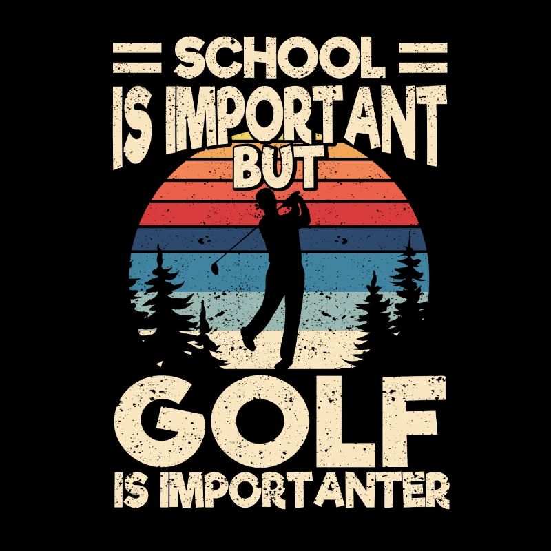 L’école est importante, mais le golf est plus important : le plaisir
